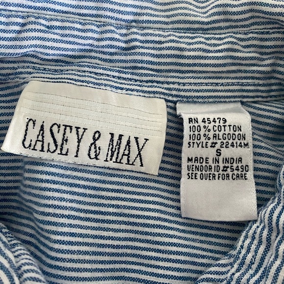 Casey & Max Whimsical Fall Embroidered Buttton up - Picture 5 of 12